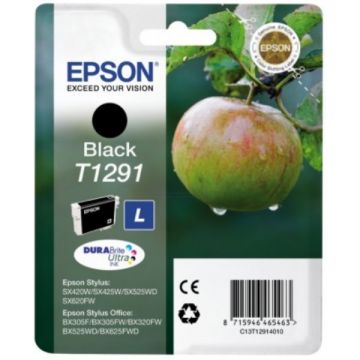 Cartouche d'origine - Epson C13T12914012 / T1291 - noire