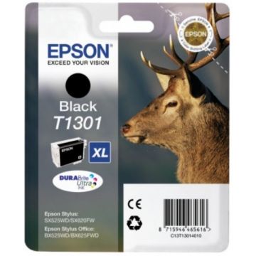 Cartouche d'origine - Epson C13T13014012 / T1301 - noire