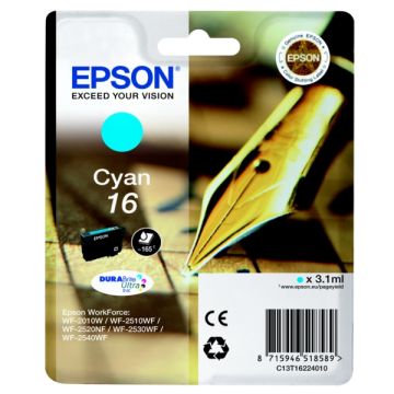 Cartouche d'origine - Epson C13T16224010 / 16 - cyan