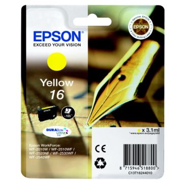 Cartouche d'origine - Epson C13T16244010 / 16 - jaune