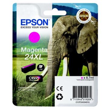 Cartouche d'origine - Epson C13T24334010 / 24XL - magenta