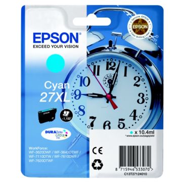 Cartouche d'origine - Epson C13T27124010 / 27XL - cyan