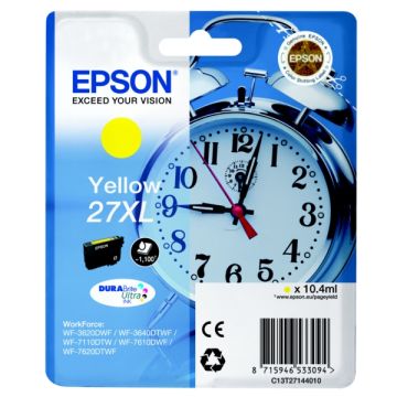 Cartouche d'origine - Epson C13T27144010 / 27XL - jaune