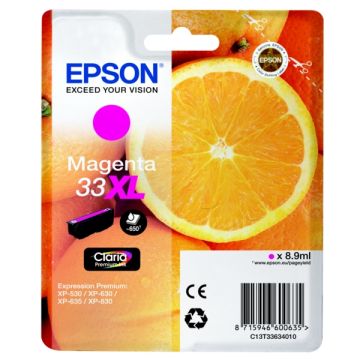 Cartouche d'origine - Epson C13T33634010 / 33XL - magenta