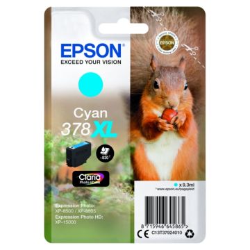 Cartouche d'origine - Epson C13T37924010 / 378XL - cyan