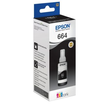 Bouteille d'encre d'origine - Epson C13T664140 / 664 - noire