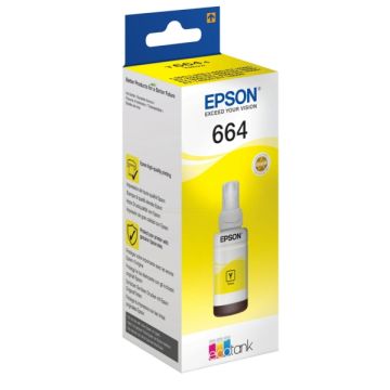 Bouteille d'encre d'origine - Epson C13T664440 / 664 - jaune