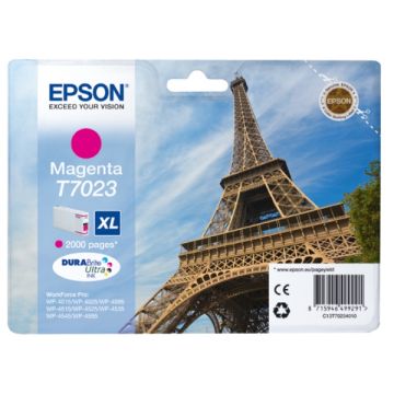 Cartouche d'origine - Epson C13T70234010 / T7023 - magenta