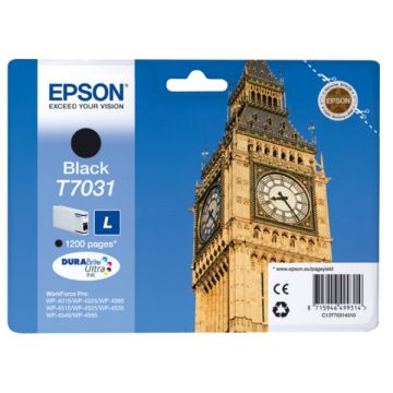 Cartouche d'origine - Epson C13T70314010 / T7031 - noire