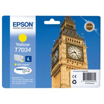 Cartouche d'origine - Epson C13T70344010 / T7034 - jaune