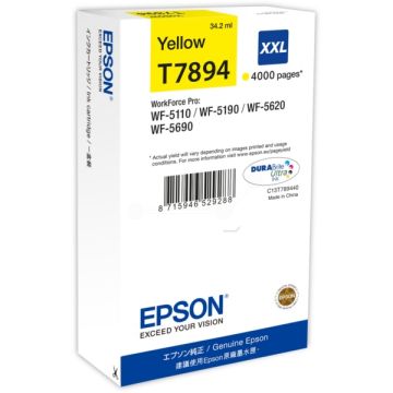 Cartouche d'origine - Epson C13T789440 / T7894 XXL - jaune