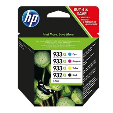 Cartouches d'origine - HP C2P42AE / 932XL/933XL - multipack 4 couleurs : noire, cyan, magenta, jaune