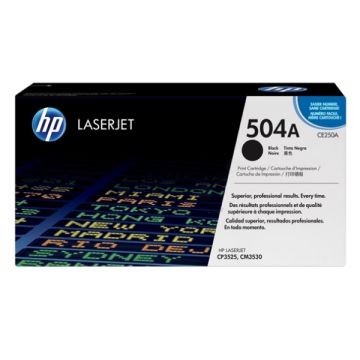 Toner d'origine - HP CE250A / 504A - noir