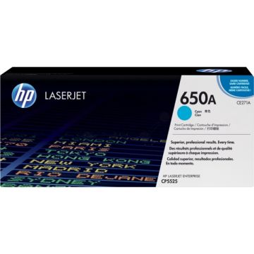 Toner d'origine - HP CE271A / 650A - cyan