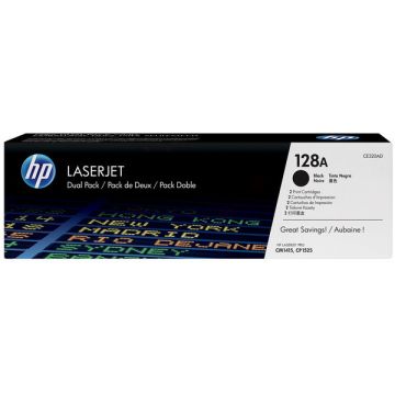 Toner d'origine - HP CE320AD / 128A - noir - pack de 2