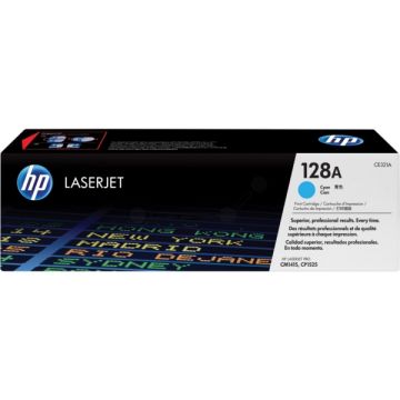 Toner d'origine - HP CE321A / 128A - cyan