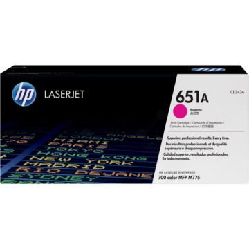 Toner d'origine - HP CE343A / 651A - magenta