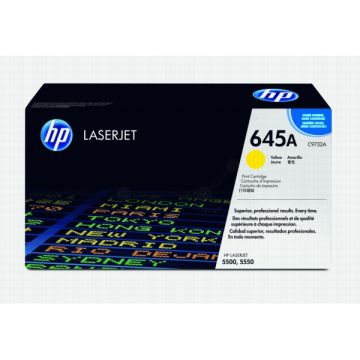 Toner d'origine - HP C9732A / 645A - jaune