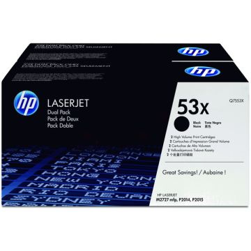 Toner d'origine - HP Q7553XD / 53XD - noir - pack de 2