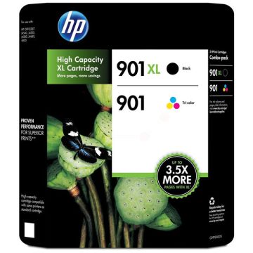 Cartouches d'origine - HP SD519AE / 901XL+901 - multipack 2 couleurs : noire, multicouleur