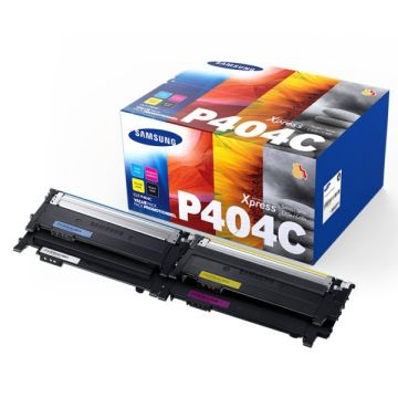 Toners d'origine - HP SU365A / CLT-P404C - multipack 4 couleurs : noir, cyan, magenta, jaune