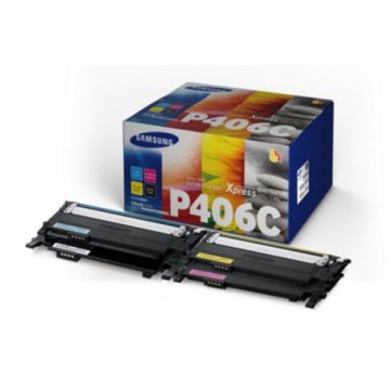 Toners d'origine - HP SU375A / CLT-P406C - multipack 4 couleurs : noir, cyan, magenta, jaune