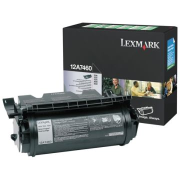 Toner d'origine - Lexmark 12A7460 - noir