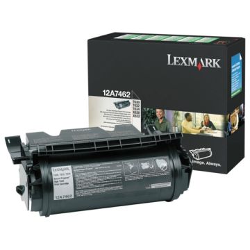 Toner d'origine - Lexmark 12A7462 - noir