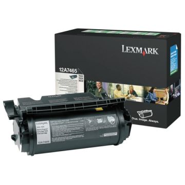 Toner d'origine - Lexmark 12A7465 - noir