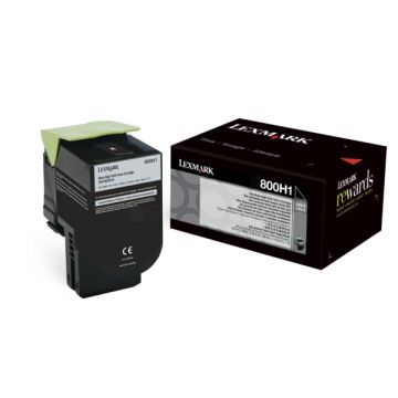 Toner d'origine - Lexmark 80C0H10 / 800H1 - noir