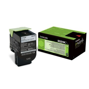 Toner d'origine - Lexmark 80C2HK0 / 802HK - noir