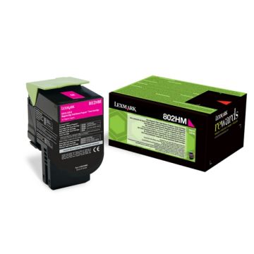 Toner d'origine - Lexmark 80C2HM0 / 802HM - magenta