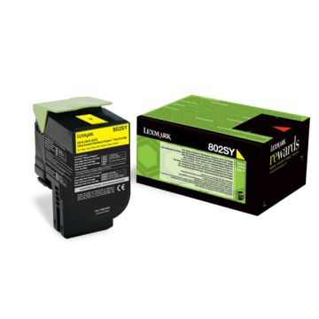 Toner d'origine - Lexmark 80C2SYE / 802SY - jaune