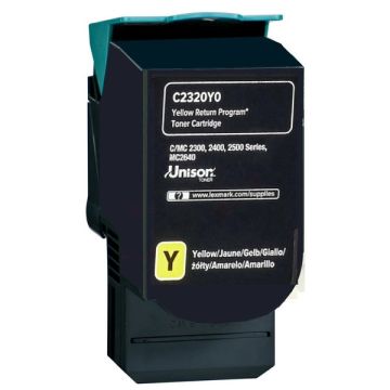 Toner d'origine - Lexmark C2320Y0 - jaune