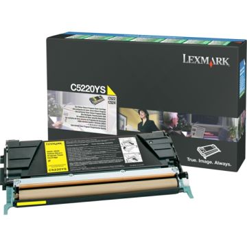 Toner d'origine - Lexmark C5220YS - jaune