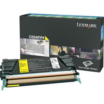 Toner d'origine - Lexmark C5240YH - jaune