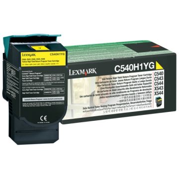 Toner d'origine - Lexmark C540H1YG - jaune