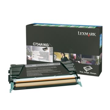 Toner d'origine - Lexmark C734A1KG - noir