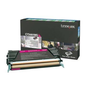 Toner d'origine - Lexmark C734A1MG - magenta