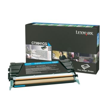 Toner d'origine - Lexmark C736H1CG - cyan