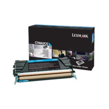 Toner d'origine - Lexmark C746A3CG - cyan