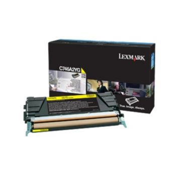 Toner d'origine - Lexmark C746A3YG - jaune