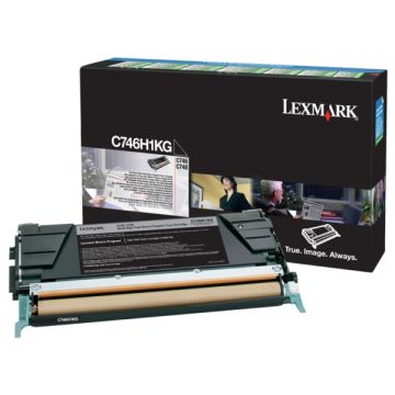 Toner d'origine - Lexmark C746H1KG - noir