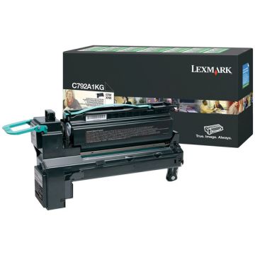 Toner d'origine - Lexmark C792A1KG - noir