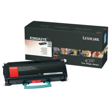 Toner d'origine - Lexmark E260A21E - noir