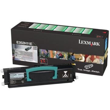 Toner d'origine - Lexmark E352H11E - noir