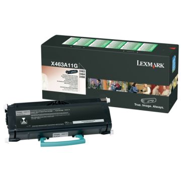 Toner d'origine - Lexmark X463A11G - noir