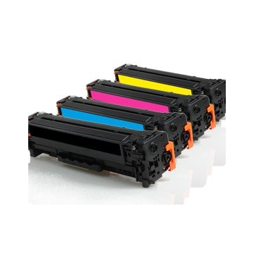 Toners compatibles - HP - CF370AM / 305A - Multipack 4 couleurs (BK,C,M,Y)