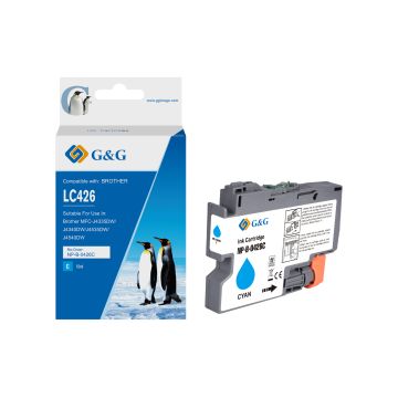 Cartouche compatible de première qualité - Brother LC426XLC - cyan