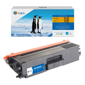 Toner compatible de première qualité - Brother TN325C - cyan